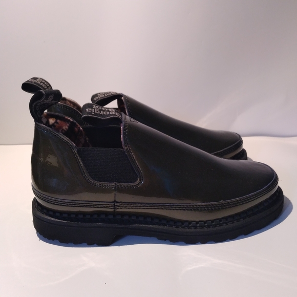 Georgia Boot women's size 11 M Gold shimmer olive. - Picture 3 of 6